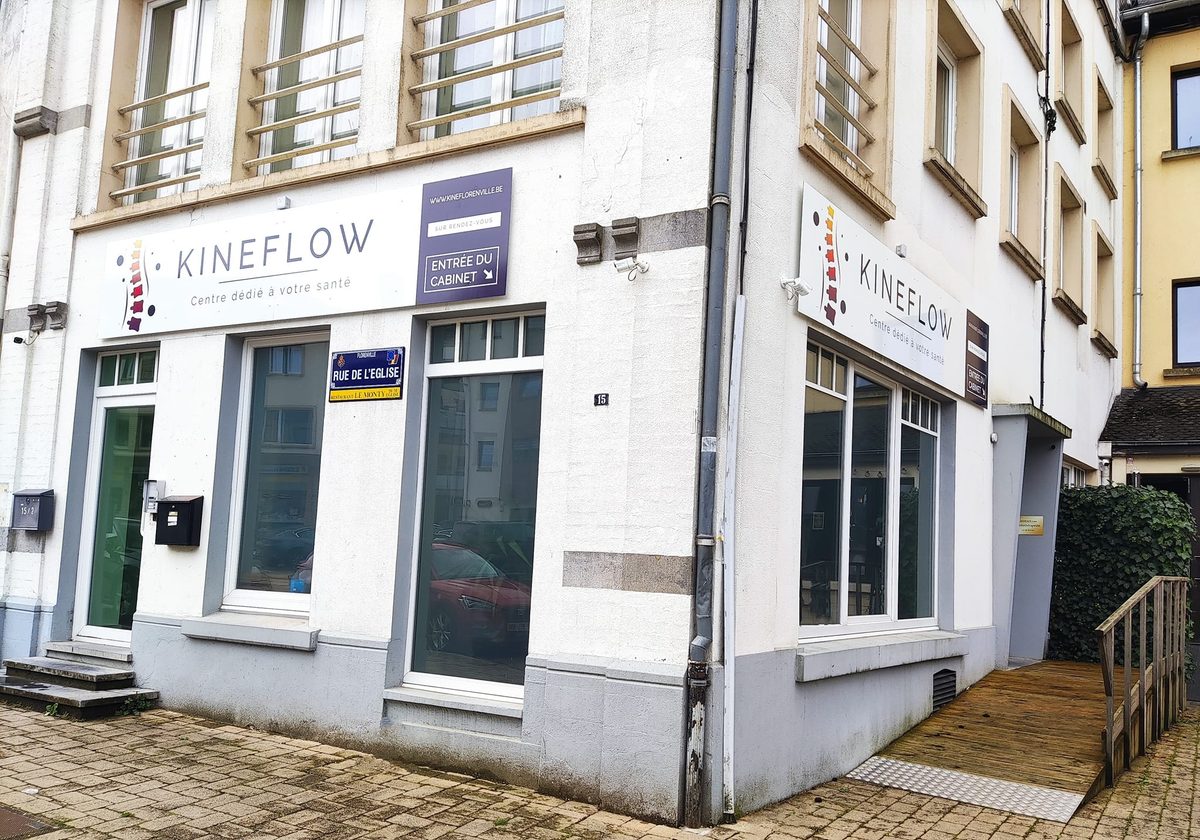 Façade du cabinet KINEFLOW, 15 Rue de l'Église à Florenville